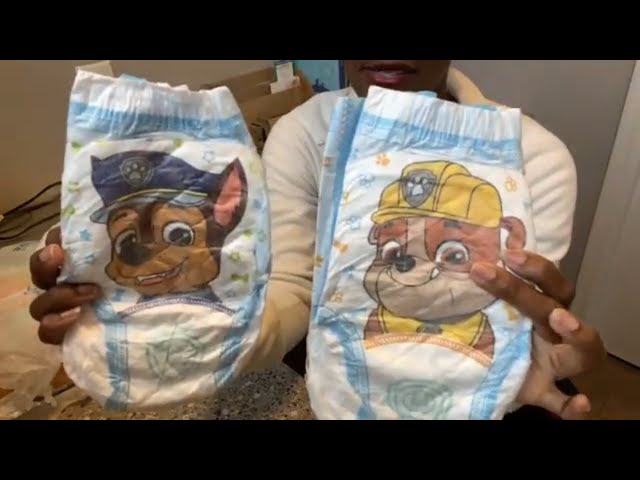 REVIEWING Walmart DIAPERS Parents Choice Paw Patrol 3t/4t Honest