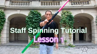 Amit Kenig's Fast Staff Spinning Tutorial - Lesson 1 - How to Spin Fast - Figure 8 Maximum Spins