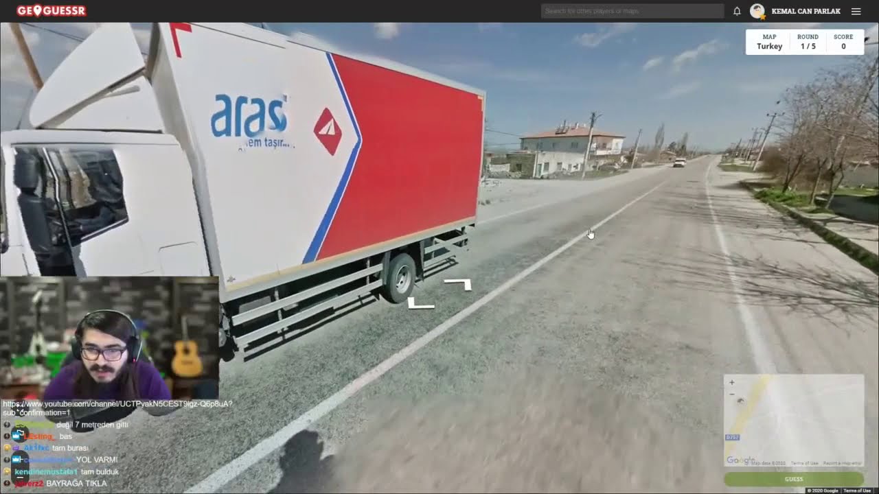 KENDİNE MÜZİSYEN - HARİTADA YER BULMA OYNUYOR (GEOGUESSR-TÜRKİYE)
