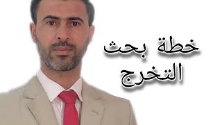 خطة بحث التخرج|د.علي رسن الناصري