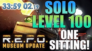 I Beat REPO Level 100 in a SINGLE Session (34h)