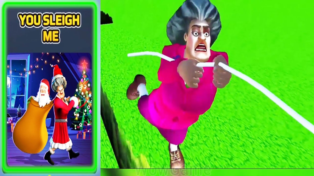 Scary Teacher 3D  miss T Scrappy New Year Walkthrough (iOS Android) 