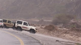 سحابة شمال شرق مكة المكرمة الهائله وسيل وادي حراض يسجّل حضوراً لافتاً السبت ٢٣ ربيع ثاني ١٤٤٦ لهجرة