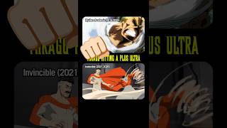 Copycat?#59 Same Intensity!👊🏻 #anime #invincible #myheroacademia #punch #omniman #thragg #plusultra