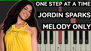 Jordin Sparks - One Step at a Time - Piano Tutorial Easy