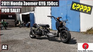 Honda GY6 150CC Zoomer - Honda zoomer / ruckus 150cc gy6 swap mod red 2011 review / overview