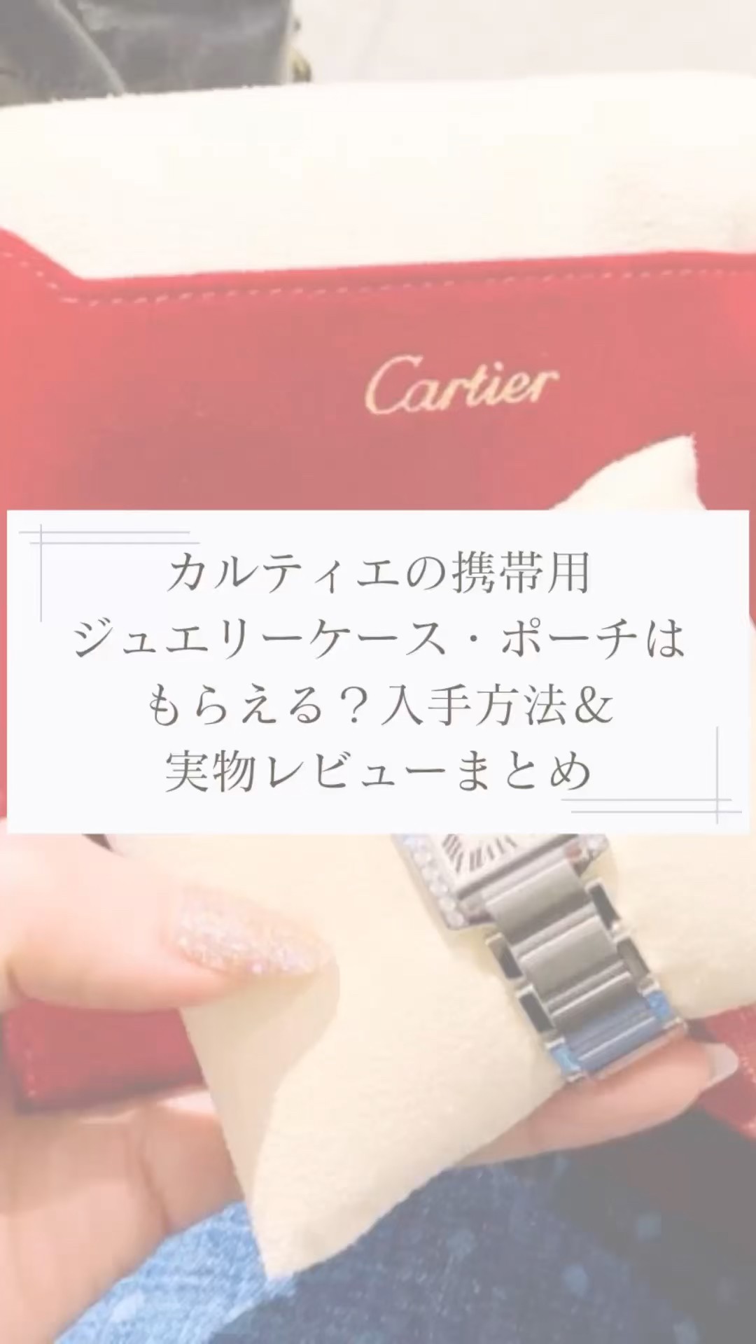 Cartierカルティエ　ポーチ　❤︎ Can You Get a Cartier Travel Jewelry Case or Pouch? How to Get One