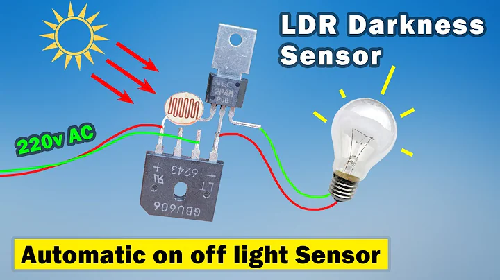 Make automatic on off Switch for lights, Automatic street light on off using LDR