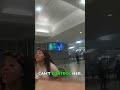 Flipping out in the airport
