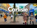 Carlisle  amazing saturday walk around the city 4k