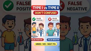 Hypothesis Testing Errors in 30 Seconds (MD &amp; MBBS) #Shorts #YouTubeShorts
