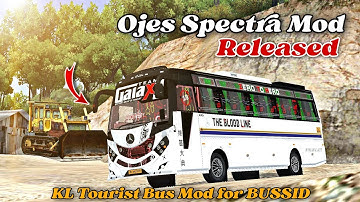 Ojes spectra 34 seater tourist bus mod released for BUSSID