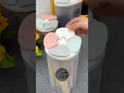 Video de Organizador de Granos y Alimentos 2.3L con Tapa Multicompartmentos