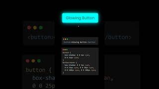 glowing button in html #shorts #html #css #shortfeed