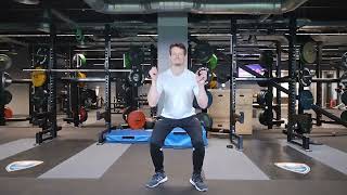 Box Drop into Split Stance Broad Jump