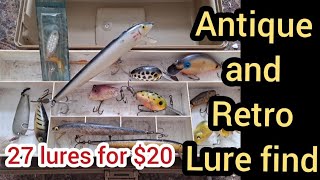 Antique and retro lure find - rare REBEL color..?