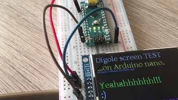2.6" Serial:UART/I2C/SPI IPS LCD 320x240 Touchscreen Module+16M  arduino testas