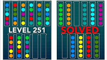 Ball Sort Puzzle Level 251 - Complete