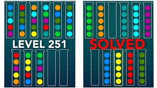 Ball Sort Puzzle Level 251 - Complete