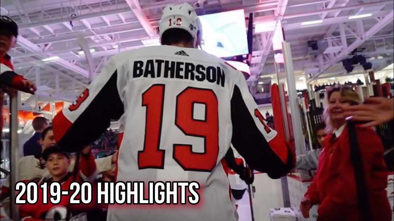 Ottawa Senators Home Jersey, #19 Batherson – Belleville Senators