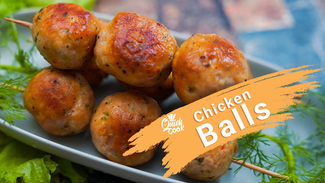 Perfect chicken balls in a very easy way - YouTube