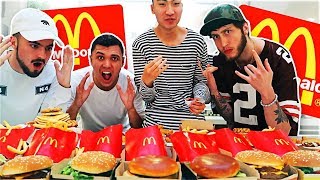 ENTIRE AMERICAN MCDONALD'S MENU IN 10 MINUTES CHALLENGE!