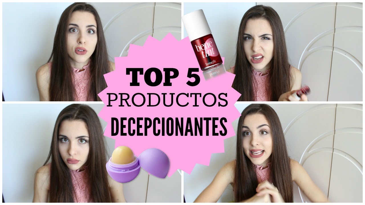 TOP 5 PRODUCTOS DECEPCIONANTES