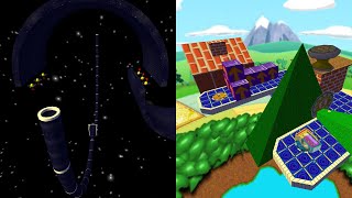A Space Ride (9.959s) & Escape: Learning to Roll (12.752s)