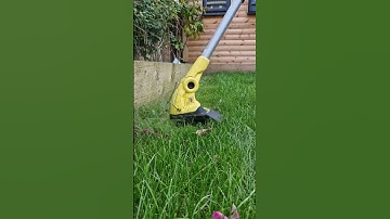 Karcher lawn trimmer strimmer  #shorts #asmr #youtubeshorts #satisfying