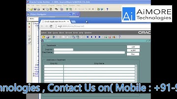 Oracle Forms and Reports By AiMORE Technologies