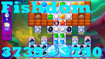 Fishdom Level 3739 - 3740 HD Walkthrough | 3 - match puzzle game | gameplay | android | GameGo Game