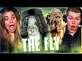 Grossed out by the fly 1986  movie reaction  first time watch  jeff goldblum  geena davis