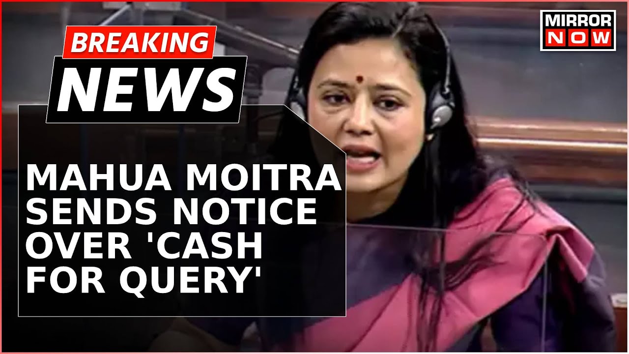 Mahua Moitra: TMC MP Mahua Moitra sends notice to BJP's Nishikant Dubey  over 'false' and 'defamatory' allegations