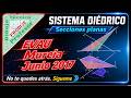 Diédrico. Secciones planas 12. PIRÁMIDE OBLICUA CON PLANO OBLICUO  EVAU MURCIA JUNIO 2017