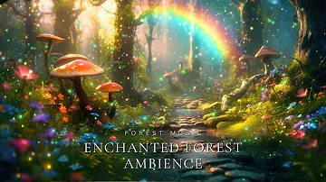 Enchanted Forest Ambience | Magical Forest Music 》Relax, Sleep, Healing With Fairy Melodies