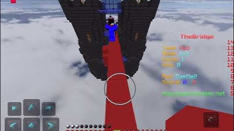 I Played Against Hacker Who will win ? |MCPE IPAD THE BRIDGE HYPERLANDS #1