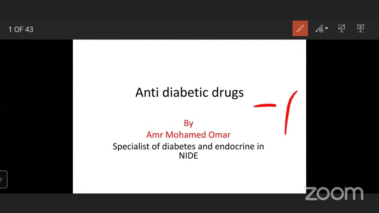 ADA guidlines  Anti diabetic drugs part 1 Dr Amr Omar