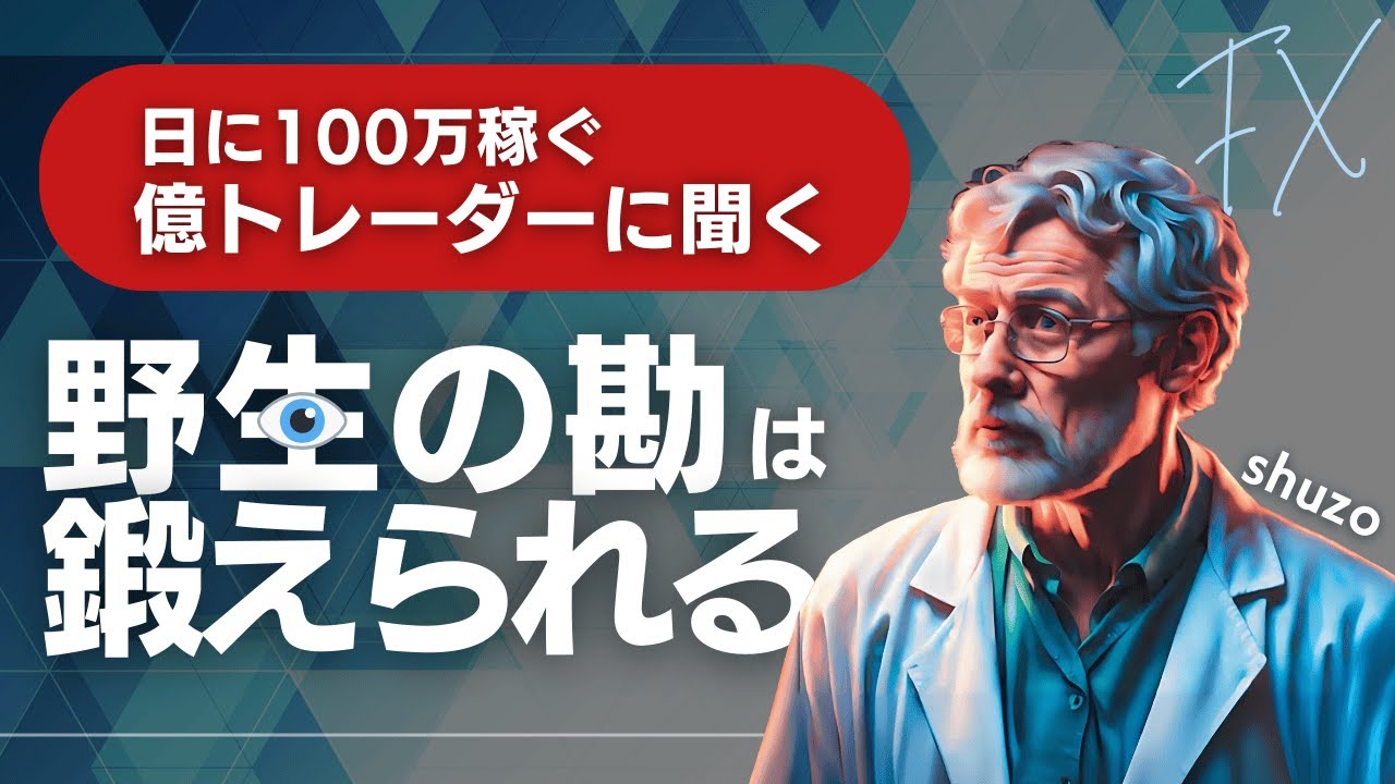 日に100万稼ぐ億トレーダーに聞く！「野生の勘」の鍛え方【shuzo / #1】 -  【特別映像】あの出品者に焦点を当てた！投資ナビ+de特別紹介【連載】 - 投資ナビ＋ - 世界のトレード手法・ツールが集まるマーケットプレイス -  GogoJungle