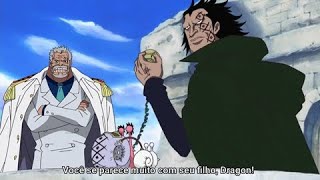 Akainu fica furioso ao descobrir que Garp foi salvo por Dragon em One Piece