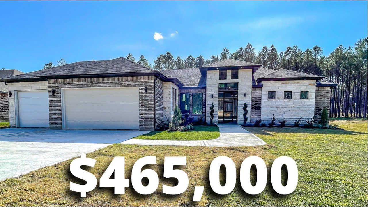 MODERN CONTEMPORARY HOUSE TOUR JUST UNDER 1 ACRE IN TEXAS | 4 BED | 2 BATH | 2217 SqFt | $465,000