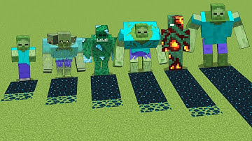 WHICH ALL ZOMBIE MINECRAFT MOBS WILL GENERATE MORE SCULK?