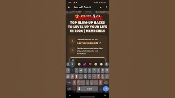 TOP GLOW-UP HACKS TO LEVEL UP YOUR LIFE IN 2024 MEMEFI CODE