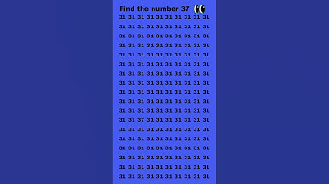 Find the number 37