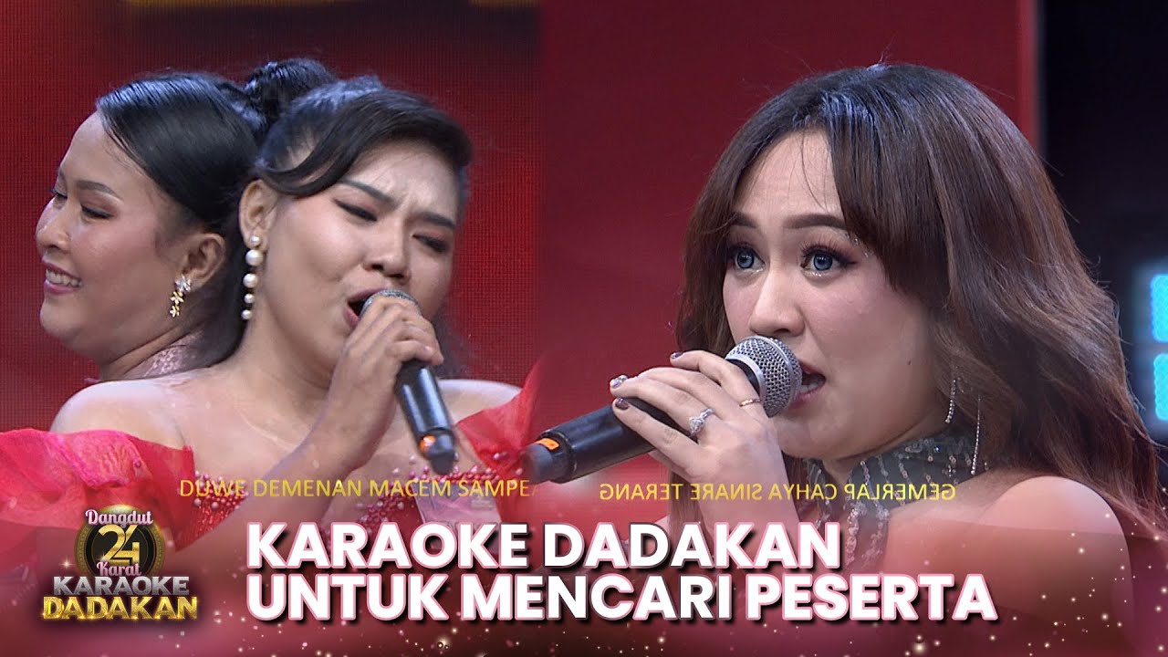 Karaoke Time! Calon Peserta Bernyanyi Secara Dadakan | Dangdut 24 Karat