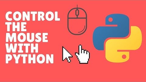 Python : control mouse
