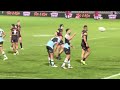 Stephen Crichton passes the ball to referee - Error costs Panthers the match