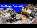 Perkins Injector Pump install Manitou M50 Forklift