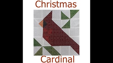 Cardinal Christmas Block