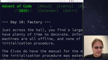 Advent of Code 2025, Day 10, "Factory" – Part 1 in Rust