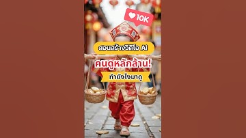 สอนสร้างวิดิโอ Ai คนดูล้าน แบบนี้ทำยังไงไปดู!  #triplenext #NewAi #AI